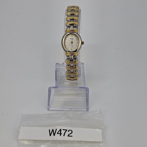VTG Pulsar Women's Watch 19MM White Dial Two Tone Bracelet Band 7" New Battery - Picture 14 of 14